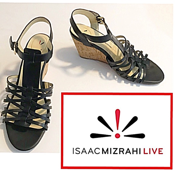 Isaac Mizrahi Shoes - 📍CLEARANCE📍Isaac Mizrahi Live! Leather Wedges